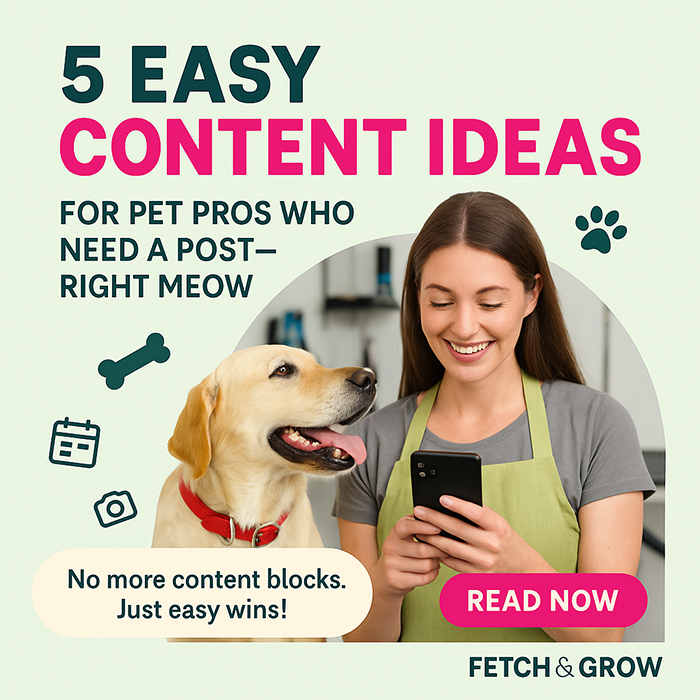 5 Easy Content Ideas Pet Businesses Can Post Today