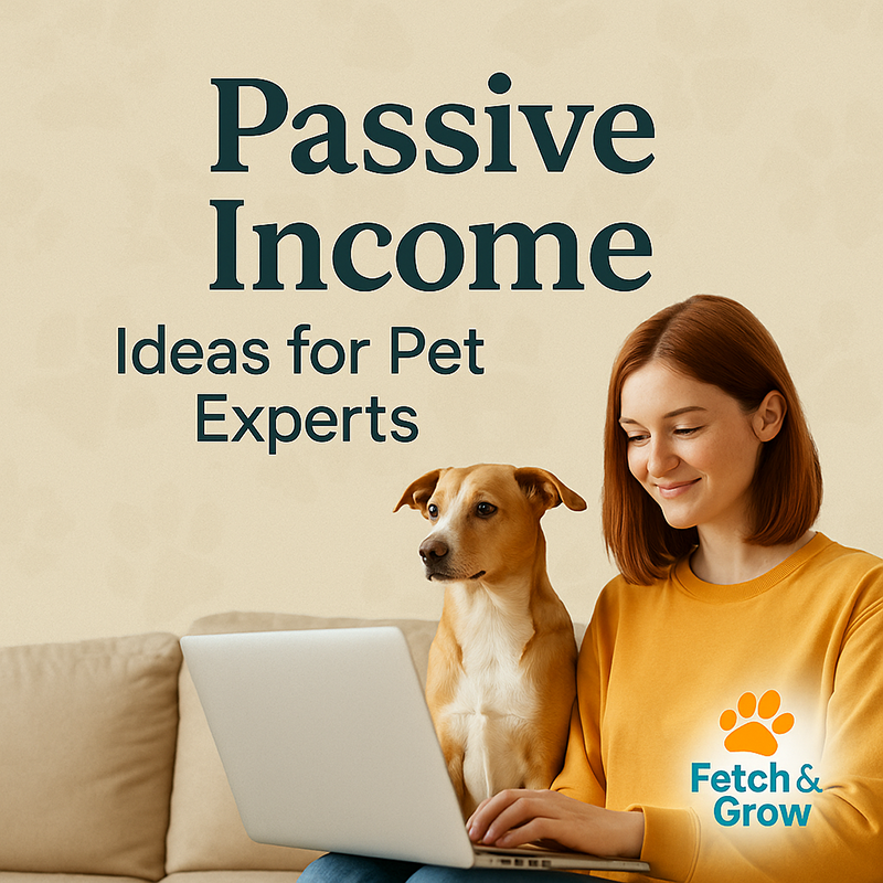 Passive Income Ideas for Pet Experts: Make Money While You Nap (Like Your Clients Do!)