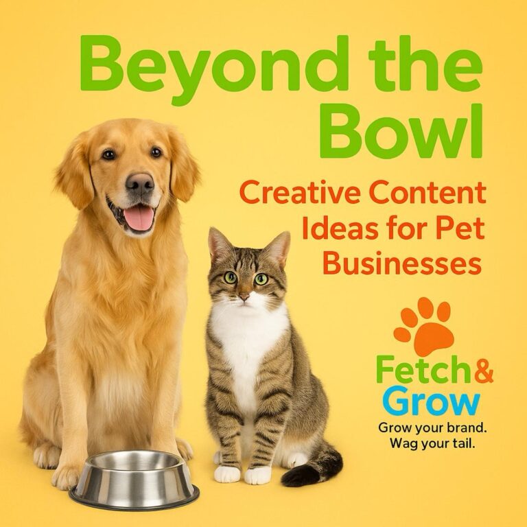 Beyond the Bowl: Creative Content Ideas for Pet Businesses