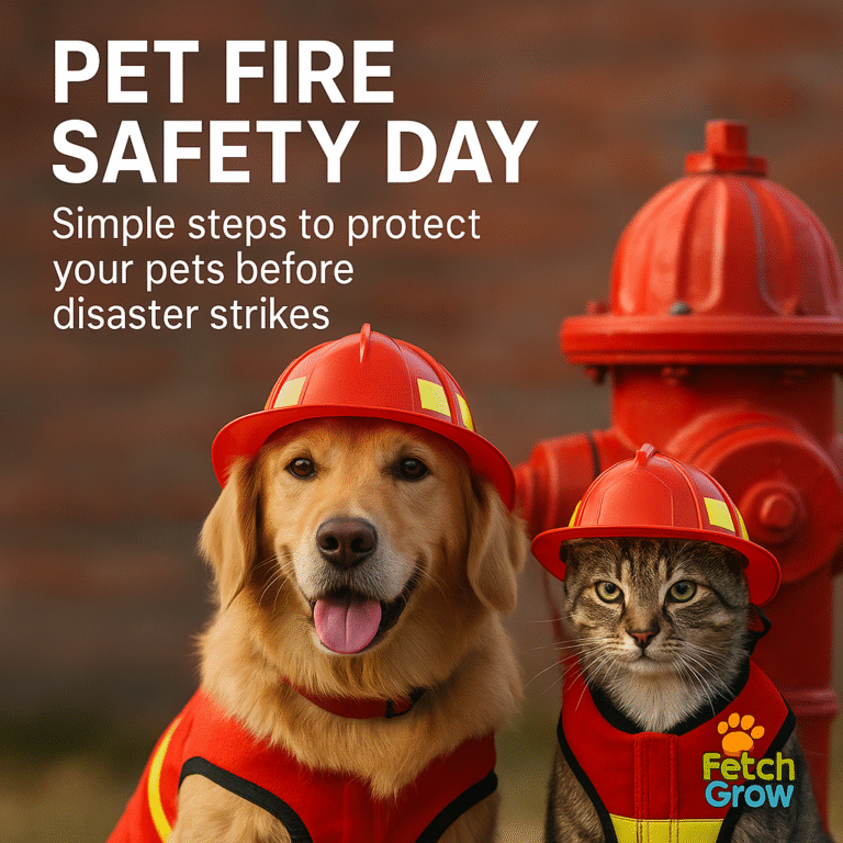 July 15 is Pet Fire Safety Day